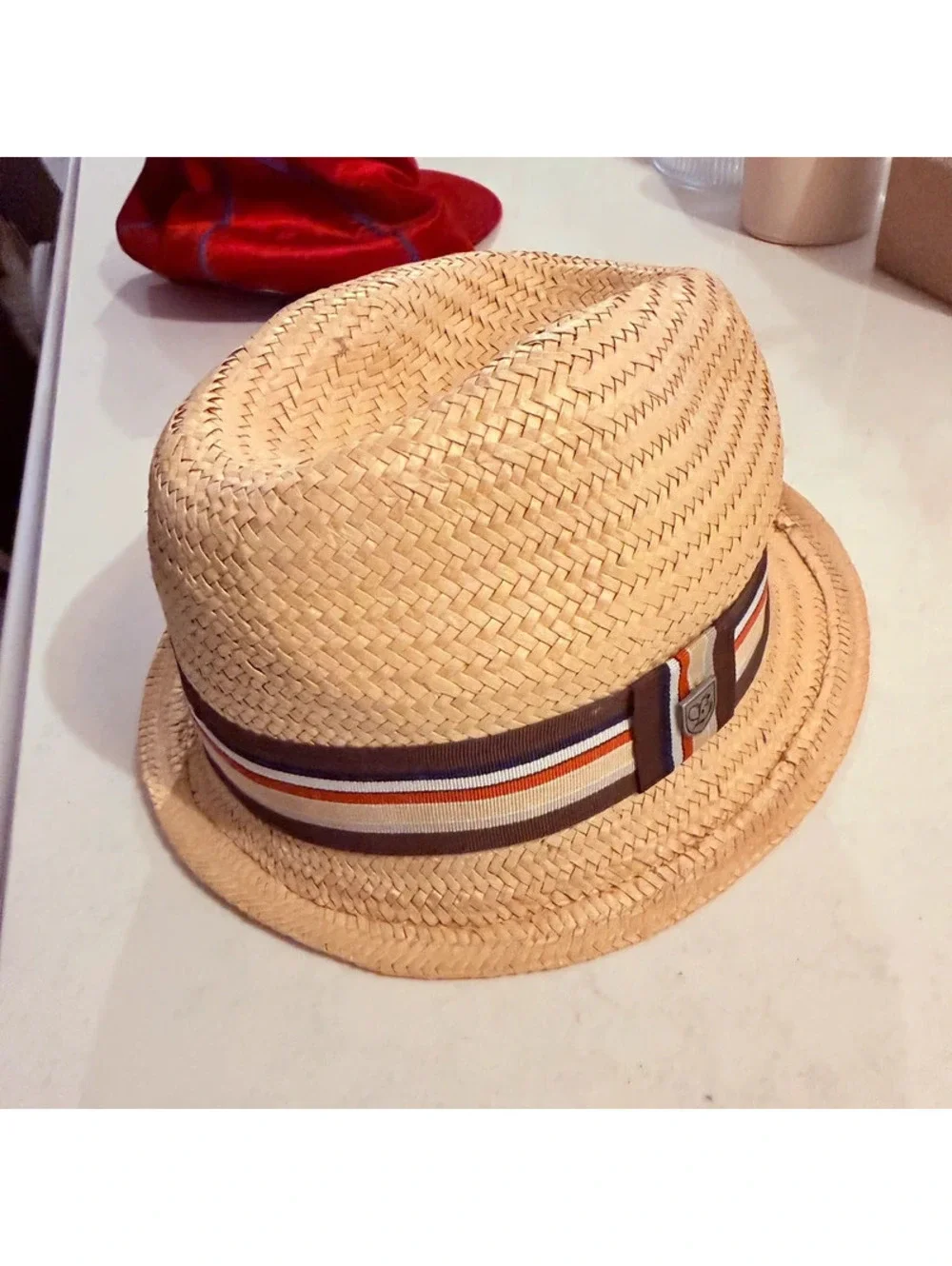 Brixton medium straw hat